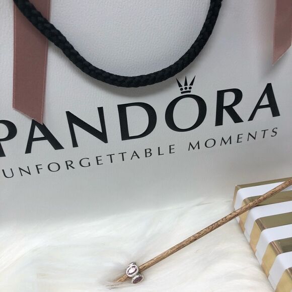 PANDORA RUBY Oval Lights Charm Authentic - Picture 3 of 6